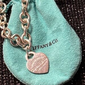 Tiffany and Co. link heart necklace